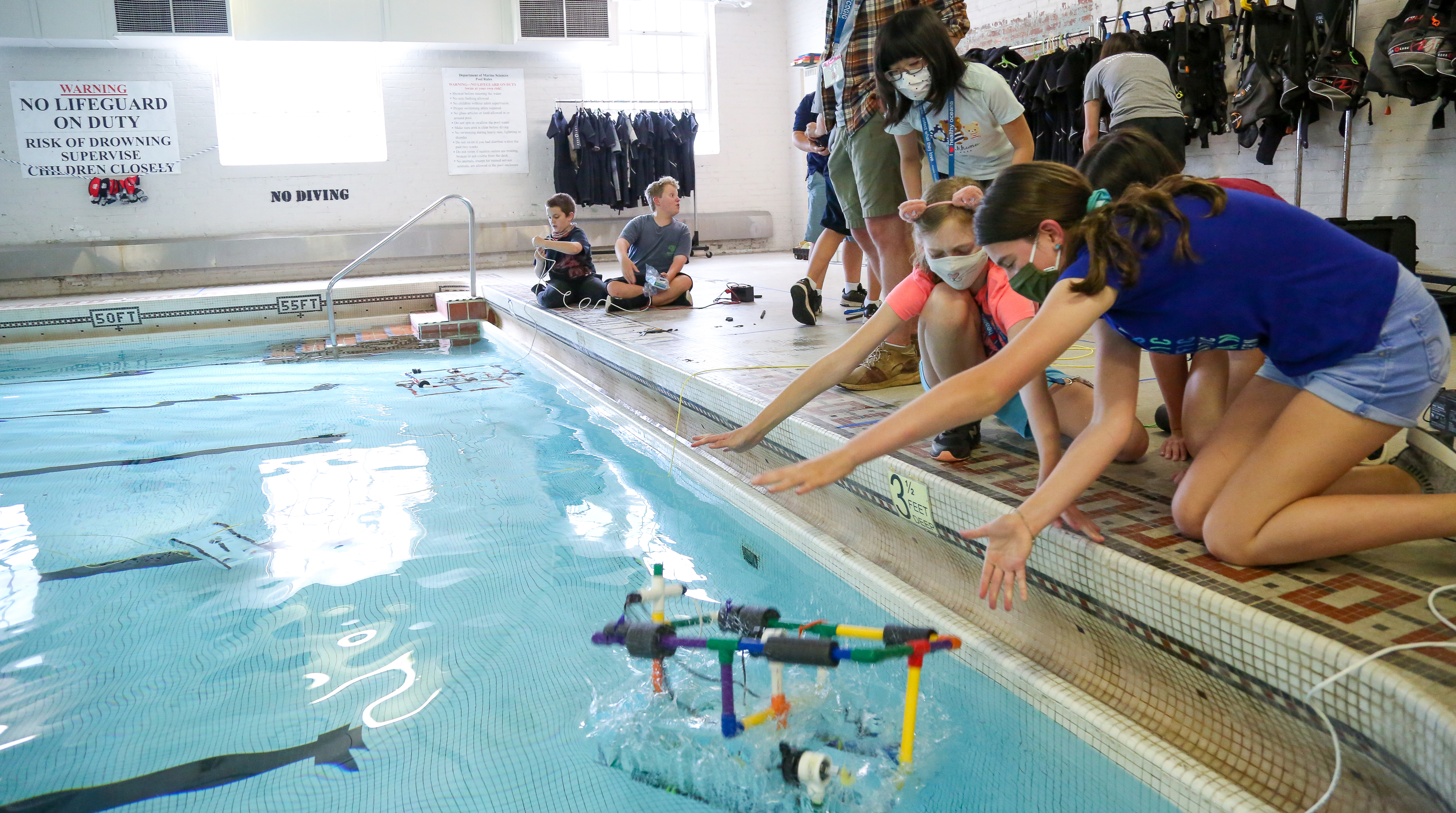Students Make a Splash As They Dive Back Into Summer Camp
